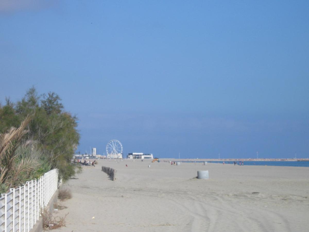 Studio vue sur la mer au 6ème et dernier étage Canet-en-Roussillon Extérieur photo