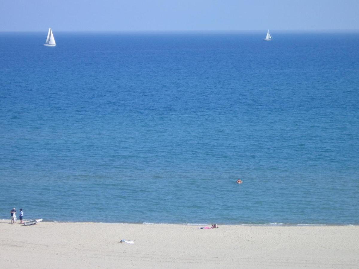 Studio vue sur la mer au 6ème et dernier étage Canet-en-Roussillon Extérieur photo