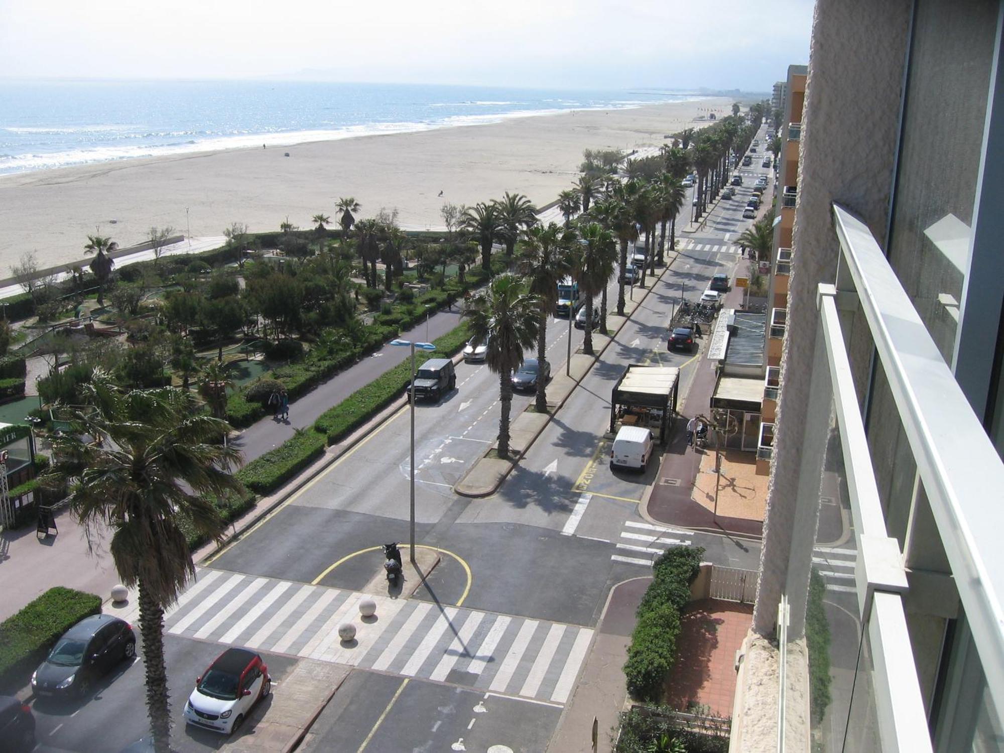 Studio vue sur la mer au 6ème et dernier étage Canet-en-Roussillon Extérieur photo