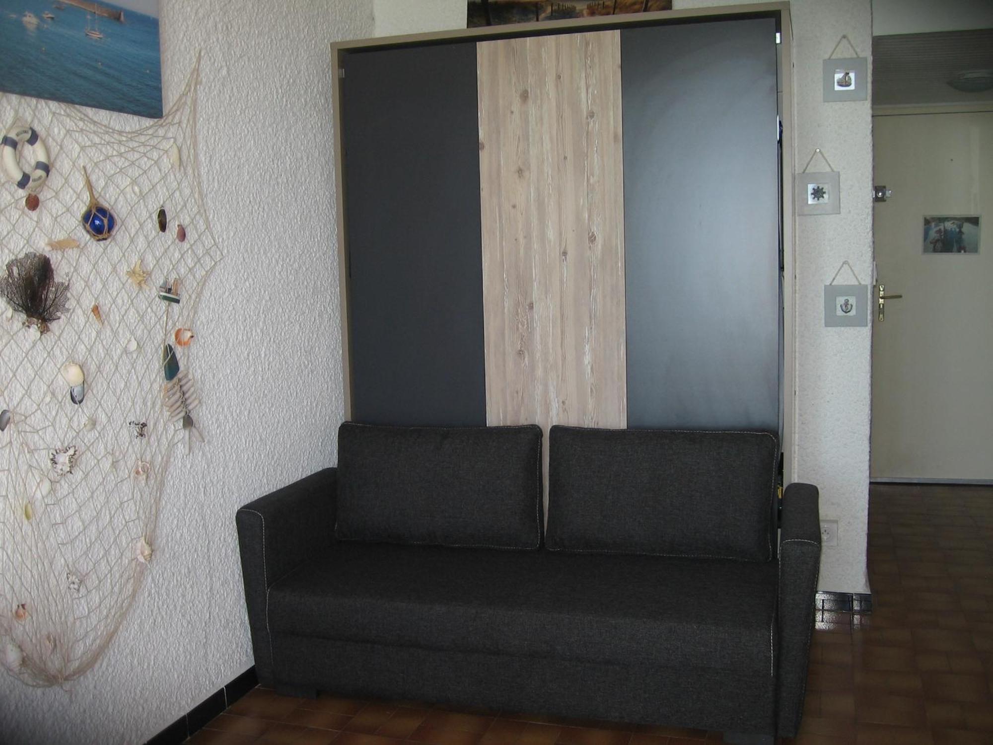 Studio vue sur la mer au 6ème et dernier étage Canet-en-Roussillon Extérieur photo