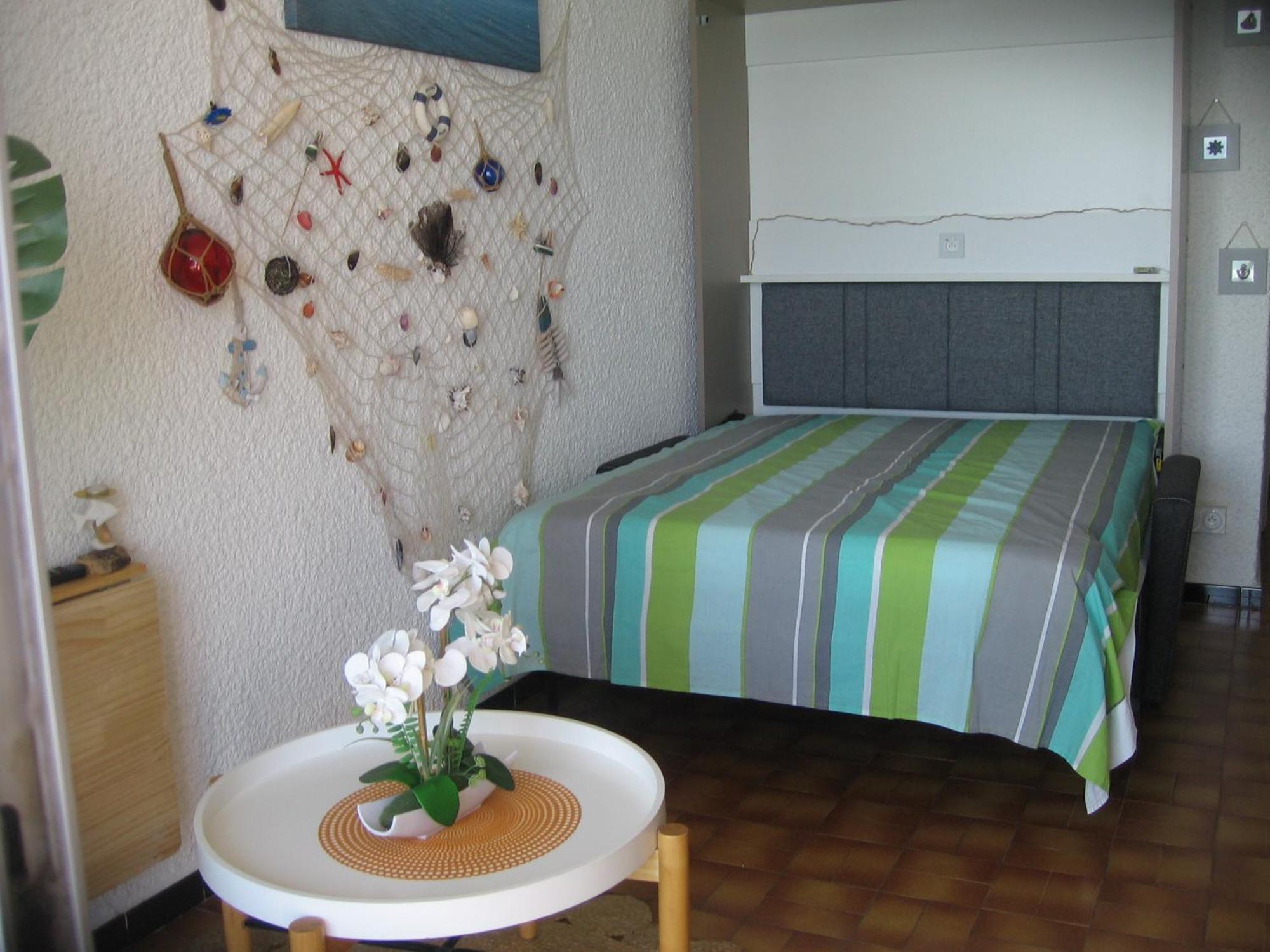 Studio vue sur la mer au 6ème et dernier étage Canet-en-Roussillon Extérieur photo