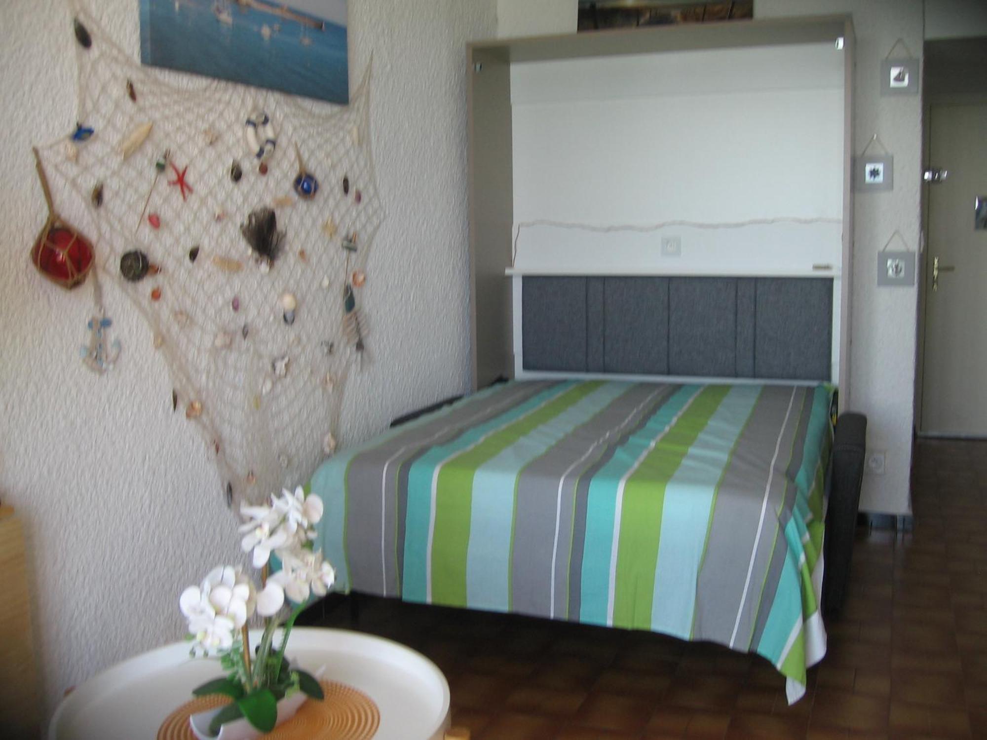 Studio vue sur la mer au 6ème et dernier étage Canet-en-Roussillon Extérieur photo