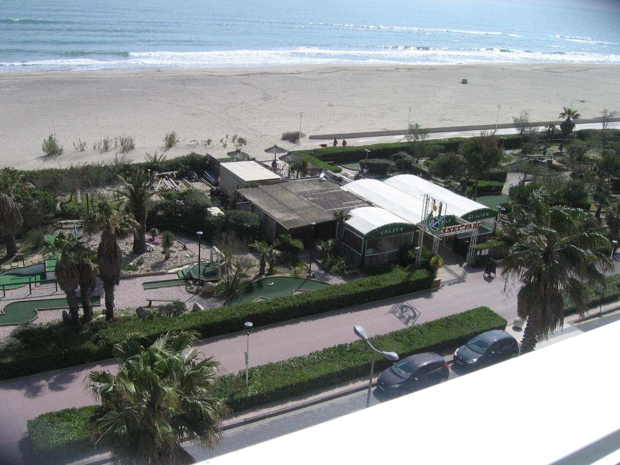 Studio vue sur la mer au 6ème et dernier étage Canet-en-Roussillon Extérieur photo