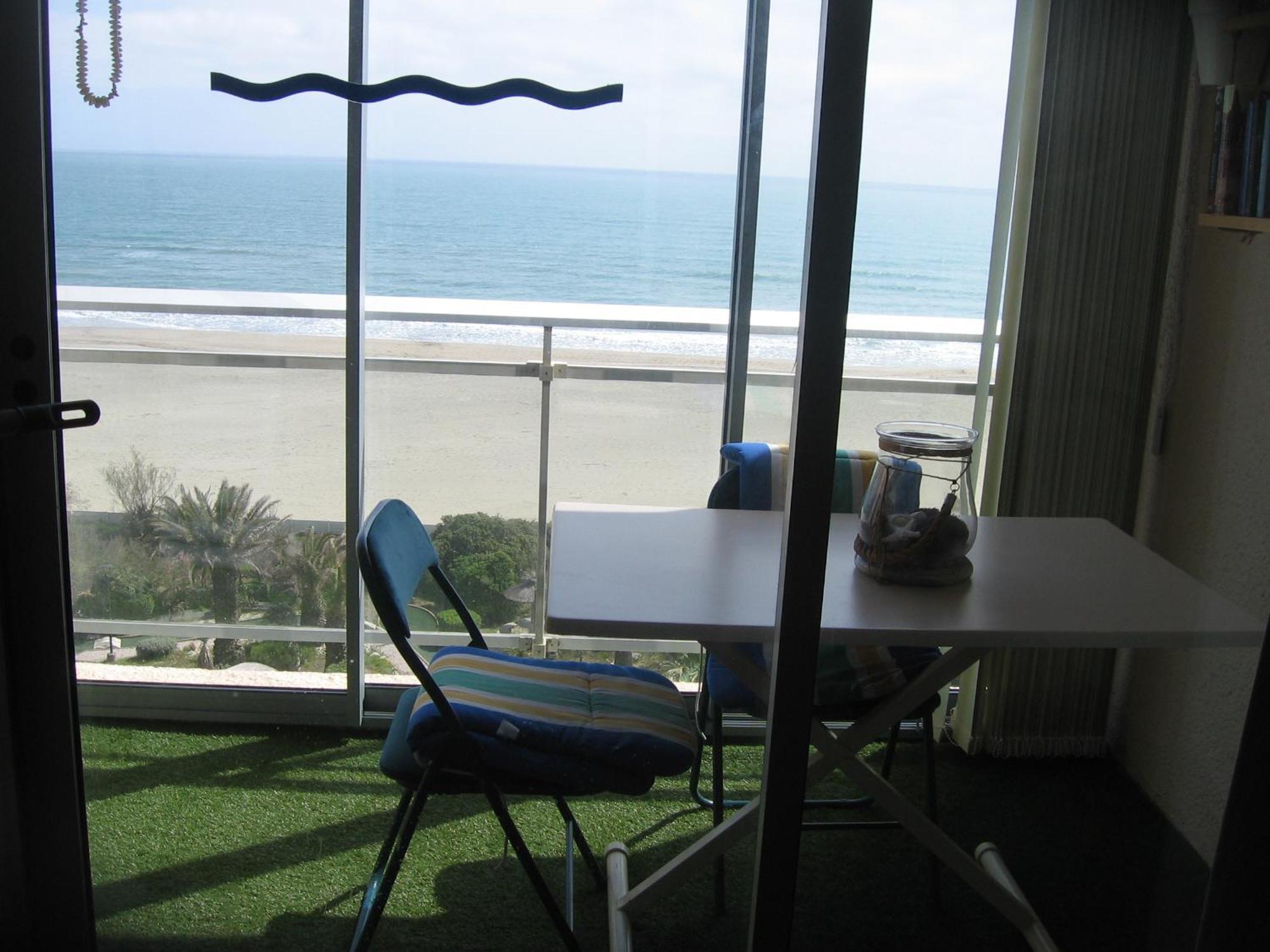 Studio vue sur la mer au 6ème et dernier étage Canet-en-Roussillon Extérieur photo