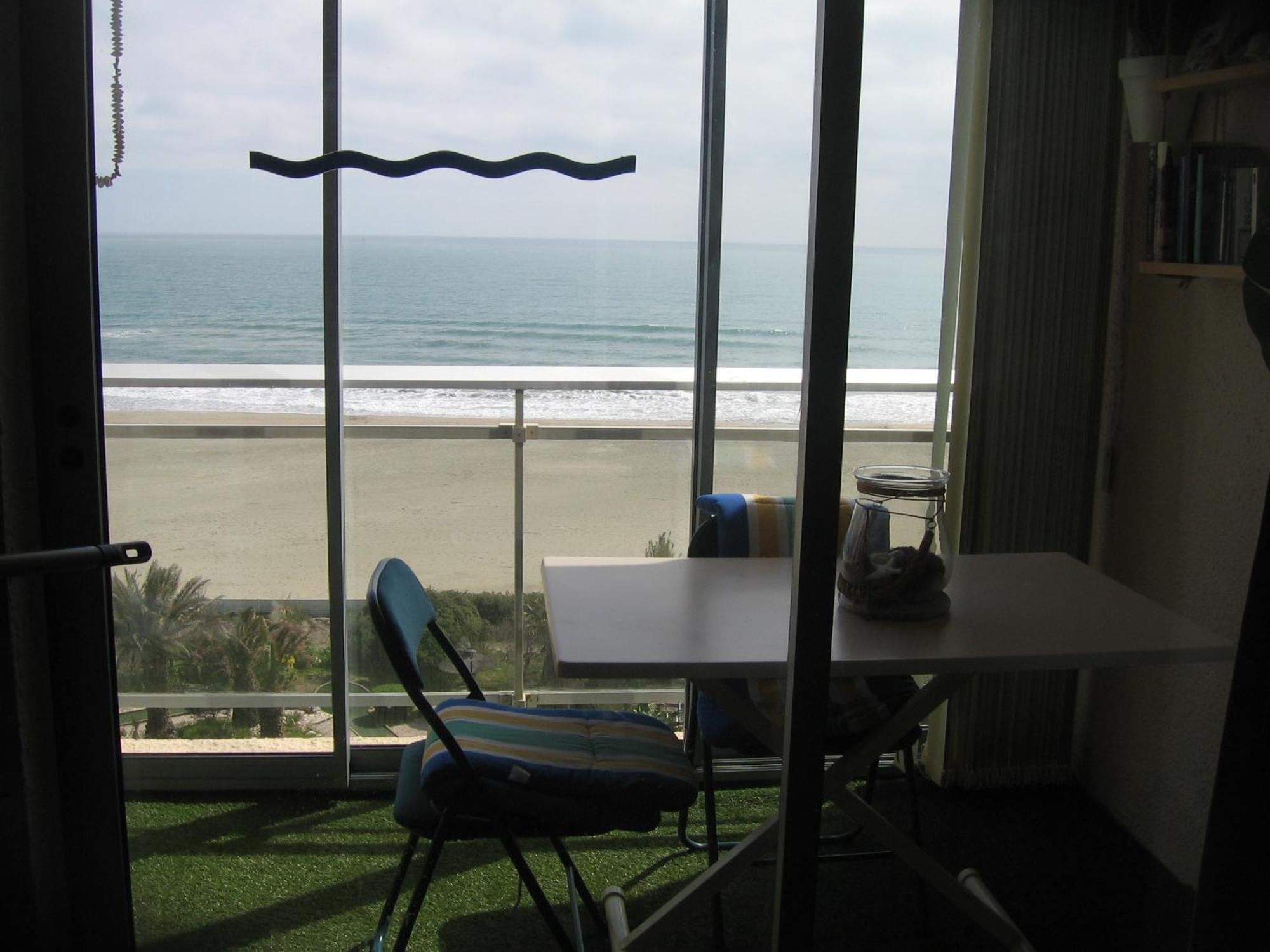 Studio vue sur la mer au 6ème et dernier étage Canet-en-Roussillon Extérieur photo